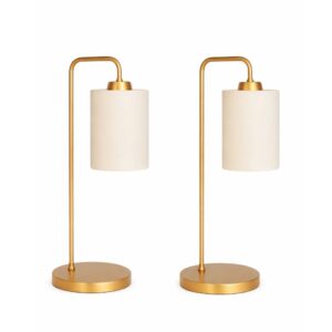 Conjunto Abajur Luminária Mesa Évora